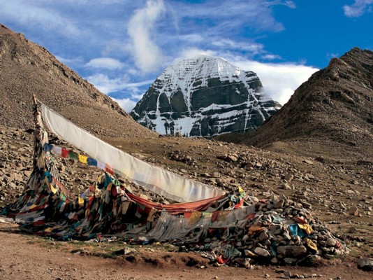 Prayer Flags at Mount Kailash